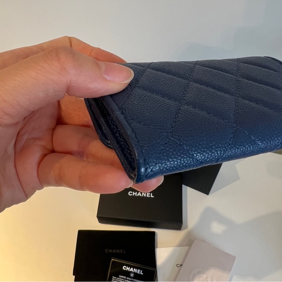 [Sold] Authentic Chanel Carver Wallet in Sapphire Blue (limited edition) - Picture 17 of 17